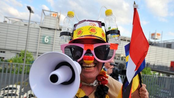 ESC-Fan in der Düsseldorfer Arena © NDR Foto: Foto Andrej Isakovic