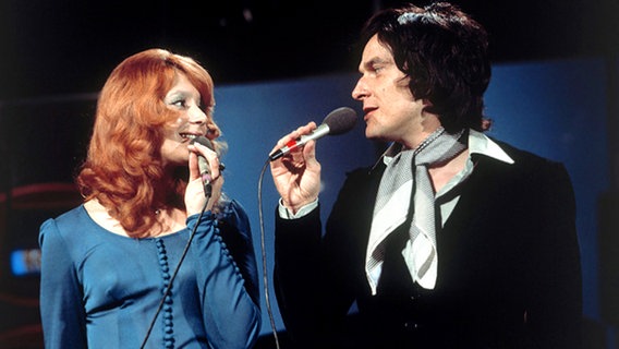 Cindy und Bert bei einem Auftritt in den 70er-Jahren. © dpa 