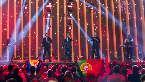 Die Band Iriao auf der Bühne in Lissabon. © NDR Foto: Rolf Klatt