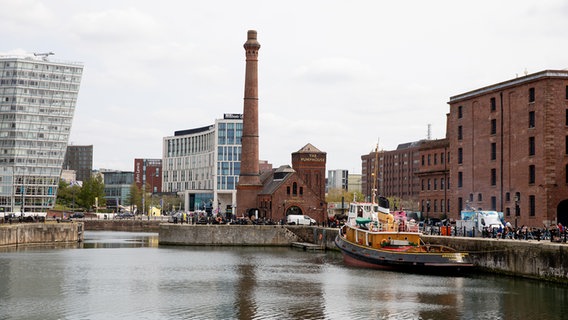Ein Hafen in Liverpool. © NDR Foto: Claudia Timmann