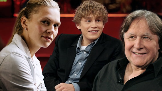 Anna Loos, Tim Bendzko und Peter Urban (Montage). Anna Loos, Tim Bendzko und Peter Urban (Montage). © NDR Foto: Christian Wyrwa, Uwe Ernst