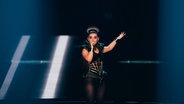 Alessandra auf der Bühne in Liverpool. © EBU Foto: Sarah Louise Bennett