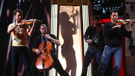 Quartissimo bei den Proben. © eurovision.tv Foto: Indrek Galetin (EBU)