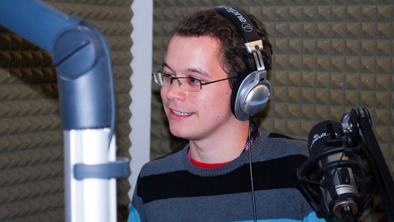 Dennis Kranz im Radiostudio. © privat 