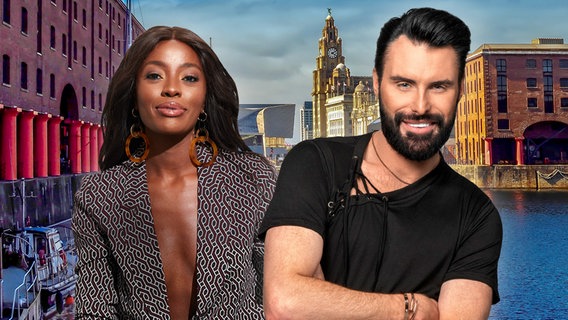 AJ Odudu und Rylan moderieren die ESC-Halbfinalauslosung 2023. © EBU/eurovision.tv 