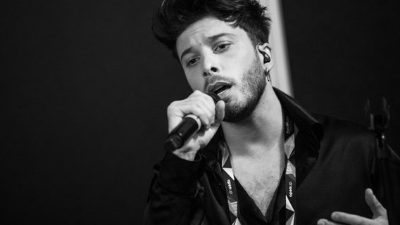 Blas Cantó (Spanien) im Backstage-Bereich. © EBU Foto: Andres Putting