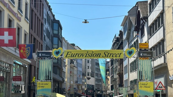 Eurovision Street in Basel. © NDR Foto: Selma Zoronjić