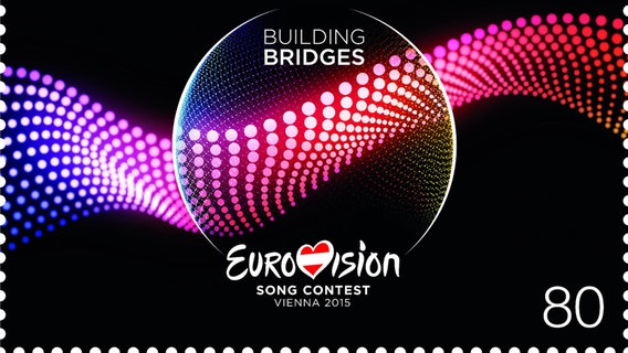 Bild der ESC-Sondermarke 2015 der österreichischen Post. © Österreichische Post 