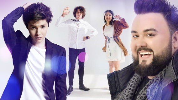 Kristian Kostov aus Bulgarien, Naviband aus Weissrussland und Jacques Houdek Kroatien. (Collage) © Virginia-Records, Foto: DilianaFlorentin, Darya-Murashko, JacquesHoudek