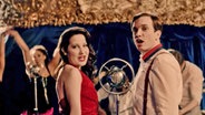 Alex Larke und Bianca Nicholas vertreten als Electro Velvet Großbritannien beim ESC in Wien © BBC 