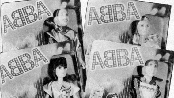 Abba-Puppen von Matchbox in den Siebzigern © picture-alliance / imagestate / HIP 