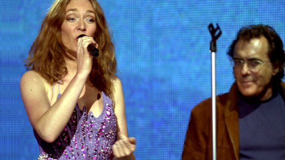 Jane Bogaert beim Eurovision Song Contest 2000 © dpa-Bildfunk 