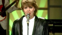 Caro Pukke beim deutschen Vorentscheid 1985. © Bayerischer Rundfunk 