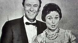 Pearl Carr and Teddy Johnson beim Grand Prix d'Eurovision 1959  