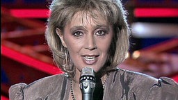 Cindy Berger beim Vorentscheid zum Grand Prix d'Eurovision 1988  