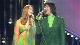 Cindy & Bert beim Grand Prix d'Eurovision 1974  