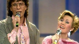 Conny & Jean beim deutschen Vorentscheid 1985. © Bayerischer Rundfunk 