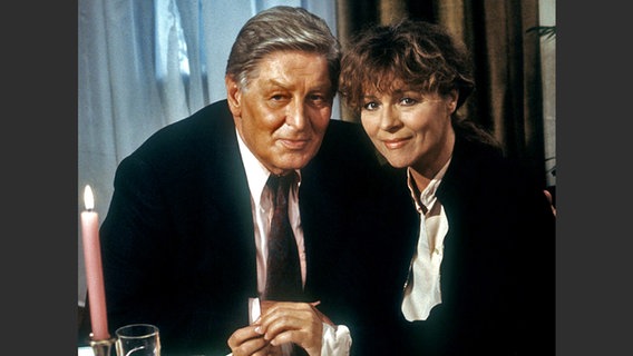 Cornelia Froboess mit Günther Pfitzmann 1990 © dpa-Bildfunk/Nestor Bachmann Foto: Nestor Bachmann