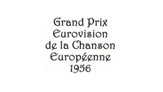 1. Eurovision Song Contest 1956 in Lugano, Schweiz © eurovision.tv 