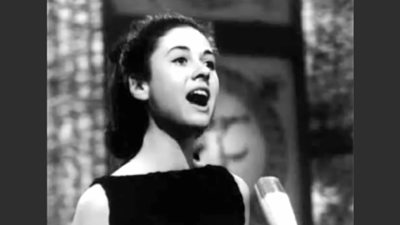 Gigliola Cinquetti beim Grand Prix d'Eurovision 1964  
