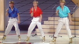 Herreys beim Grand Prix d'Eurovision 1984 © EBU 