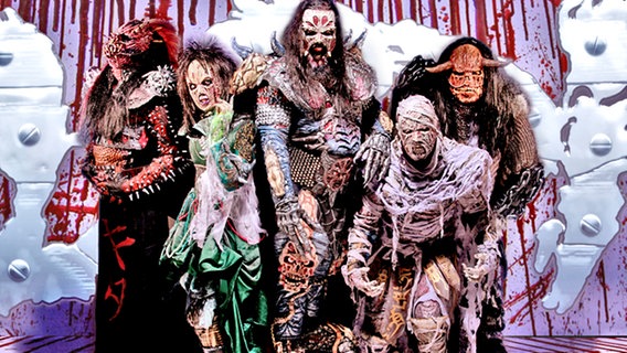 Die finnische Heavy-Metal-Band Lordi © Sony Music Entertainment Germany GmbH 