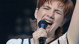 Maja Blagdan beim Grand Prix d'Eurovision 1996 © EBU 