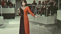 Marianne Rosenberg beim Vorentscheid zum Grand Prix d'Eurovision 1975  