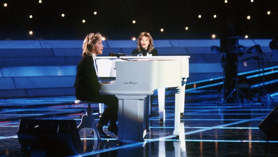 Maxi und Chris Garden traten für Deutschland beim Grand Prix 1988 an. © ANP 