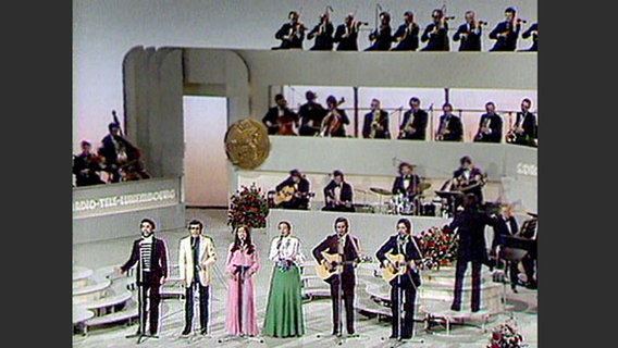 Mocedades beim Grand Prix d'Eurovision 1973  