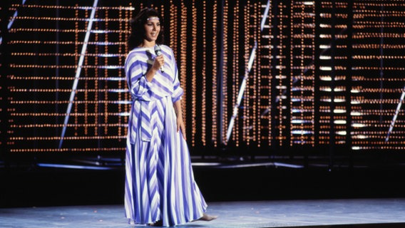 ESC 1983 in München: Remedios Amaya für Spanien. © BR Foto: Sessner