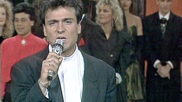 Nino de Angelo beim Vorentscheid zum Grand Prix d'Eurovision 1989  