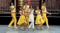 Ofra Haza beim Grand Prix d'Eurovision 1983  