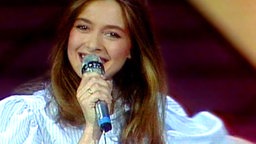 Sophie Carle 1984 beim Grand Prix. © EBU 