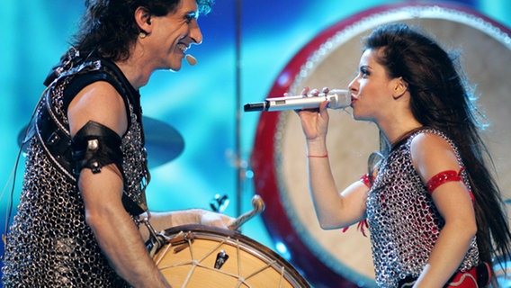 Elitsa Todorova und Stoyan Yankulov traten für Bulgarien beim ESC 2007 an © NDR Foto: Rolf Klatt