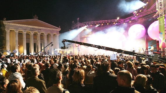 Blick auf die Bühne © NDR Foto: Rolf Klatt
