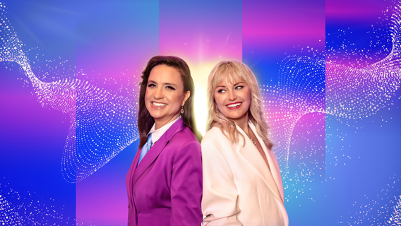 Die Hosts des diesjährigen ESC: Malin Åkerman und Petra Mede © eurovision.tv 