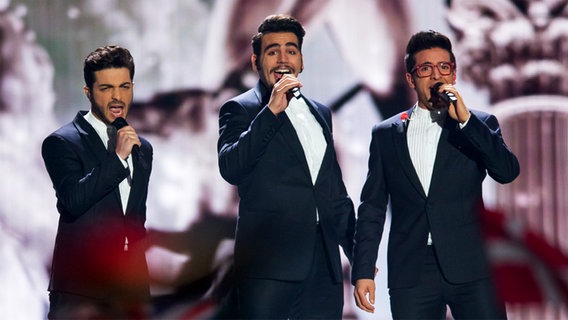 Il Volo auf der ESC-Bühne © Rolf Klatt / NDR Foto: NDR