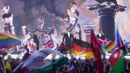 Il Volo auf der ESC-Bühne in Wien. © Rolf Klatt / NDR Foto: NDR