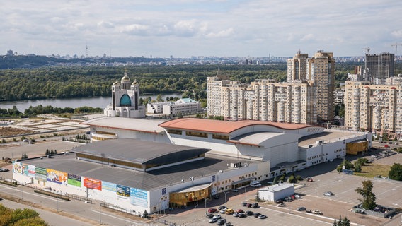 Das internationale Messezentrum in Kiew © dpa Foto: Roman Pilipey
