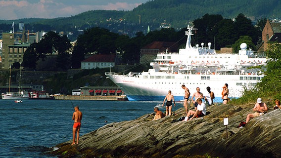 Badevergnügen in Oslo  Foto: Nancy Bundt