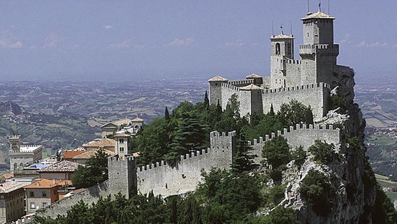 Die Festung Rocca Guaita in San Marino  