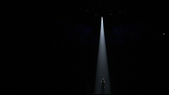 Lena bei den Proben zum ESC 2011  