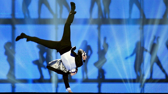 Donny Montell für Litauen auf der Bühne © NDR Foto: Rolf Klatt