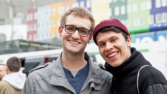 Marcel Stober und Broder Breese bei Eurovision in Concert in Amsterdam. © NDR Foto: Claudia Timmann