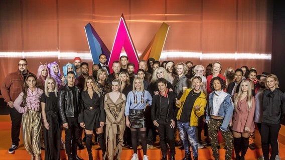 Das Teilnehmerfeld des Melodifestivalen 2019. © SVT 