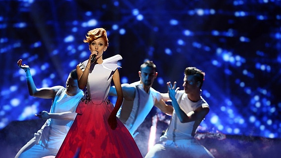 Aliona Moon für Moldau beim Eurovision Song Contests. © NDR Foto: Rolf Klatt