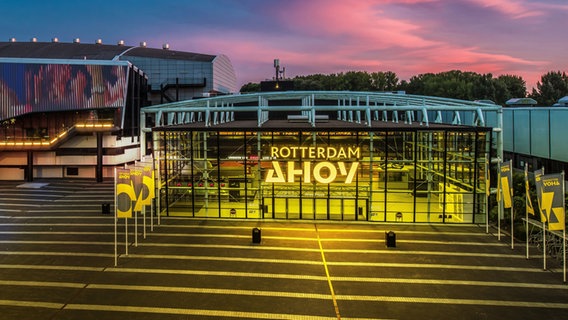 Die Ahoy Arena in Rotterdam.  Foto: Paul Barendregt