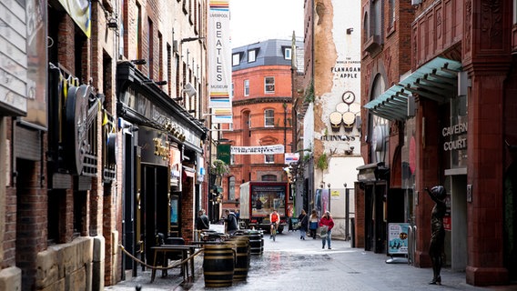 Eine Straße in Liverpool © NDR Foto: Claudia Timmann