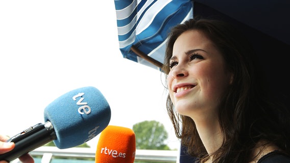 Lena auf dem Pressetermin der Big 5 am 11.05.2011 © NDR Foto: Rolf Klatt